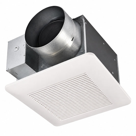 Panasonic WhisperCeiling DC Fan with Pick A Flow Speed Selector 50 80 or 110 CFM and Flex Z Fast Installation Bracket