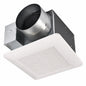 Panasonic WhisperCeiling DC Fan with Pick A Flow Speed Selector 50 80 or 110 CFM and Flex Z Fast Installation Bracket