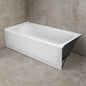 Bootz Industries Maui 60 In X 30 In Alcove Soaking Bathtub With Right Drain In White