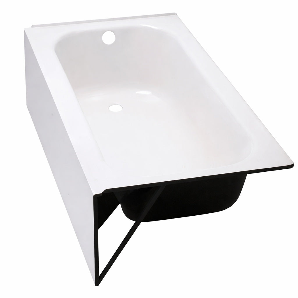 Bootz Industries Maui 60 In X 30 In Alcove Soaking Bathtub With Left Drain In White