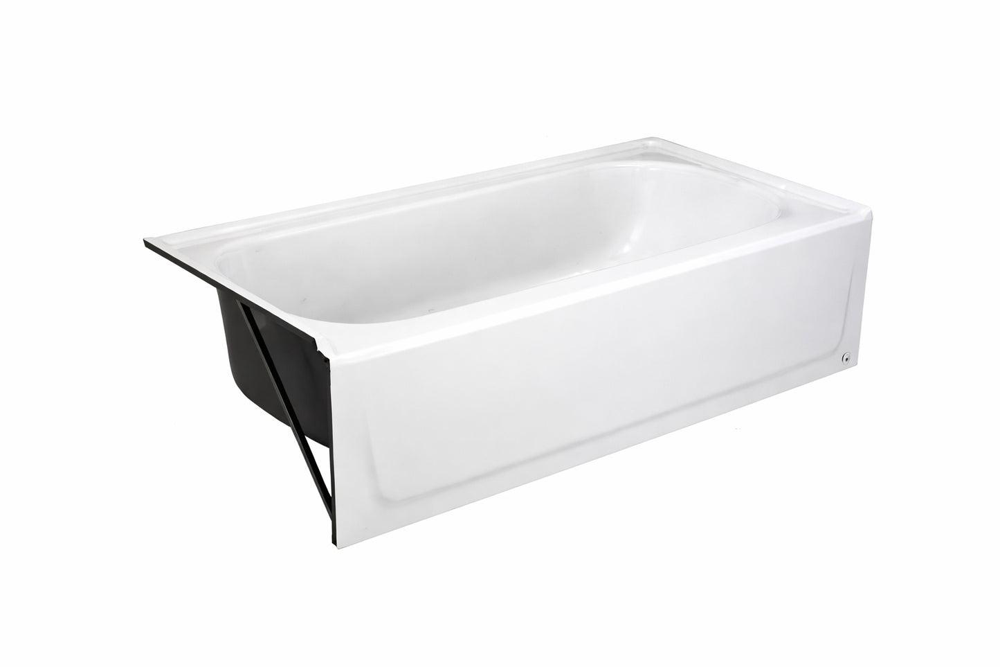 Bootz Industries Maui 60 In X 30 In Alcove Soaking Bathtub With Left Drain In White