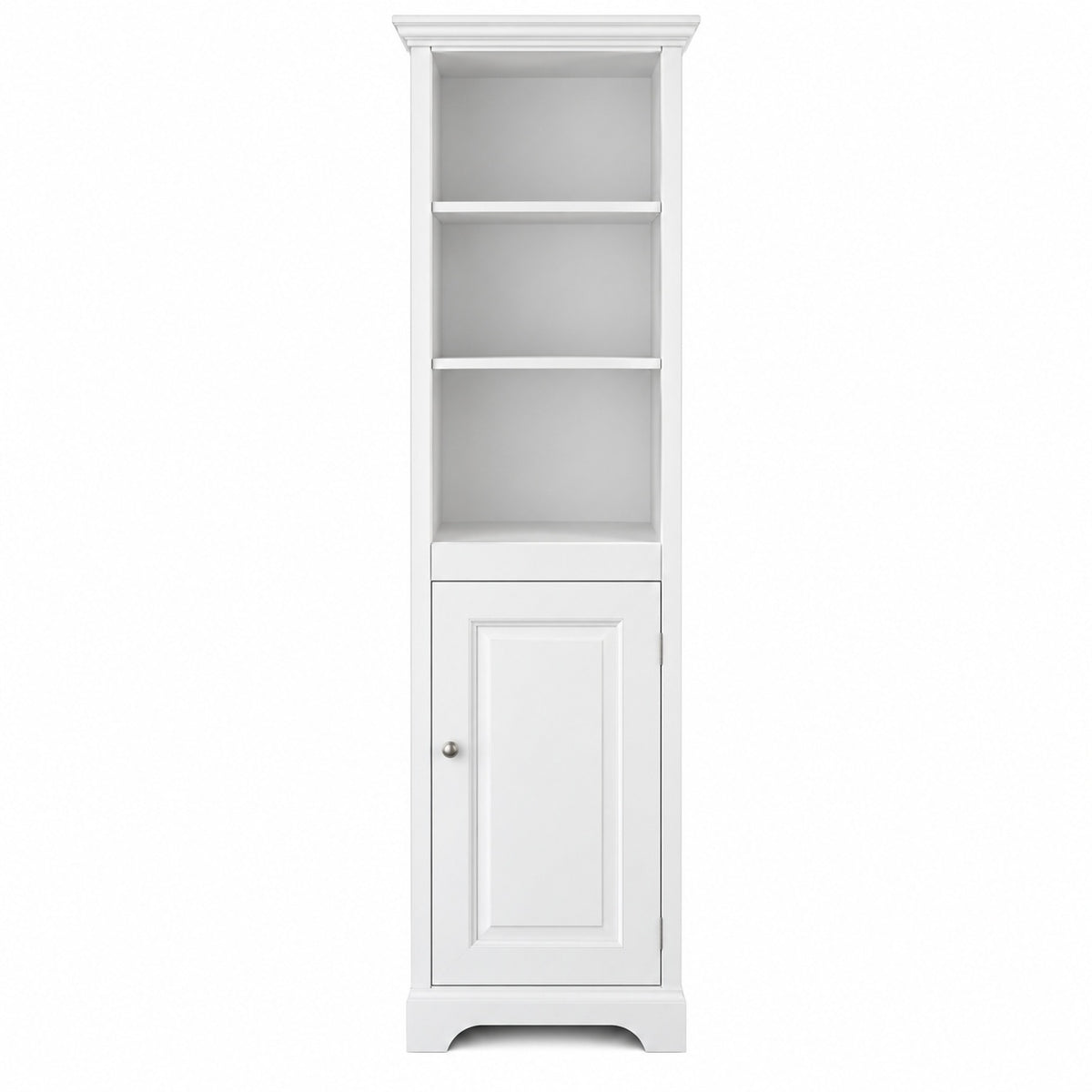 Home Decorators Collection Fremont 20 in W x 14 in D x 65 in H White Freestanding Linen Cabinet MD L2121