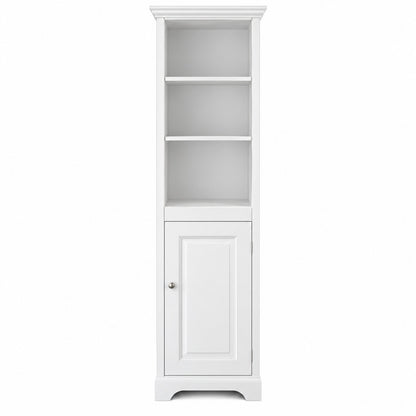 Home Decorators Collection Fremont 20 in W x 14 in D x 65 in H White Freestanding Linen Cabinet MD L2121