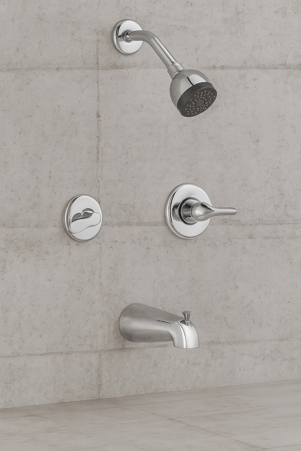 Aragon Double Handle 1-Spray Tub and Shower Faucet 1.8 GPM in Chrome (Valve Included)