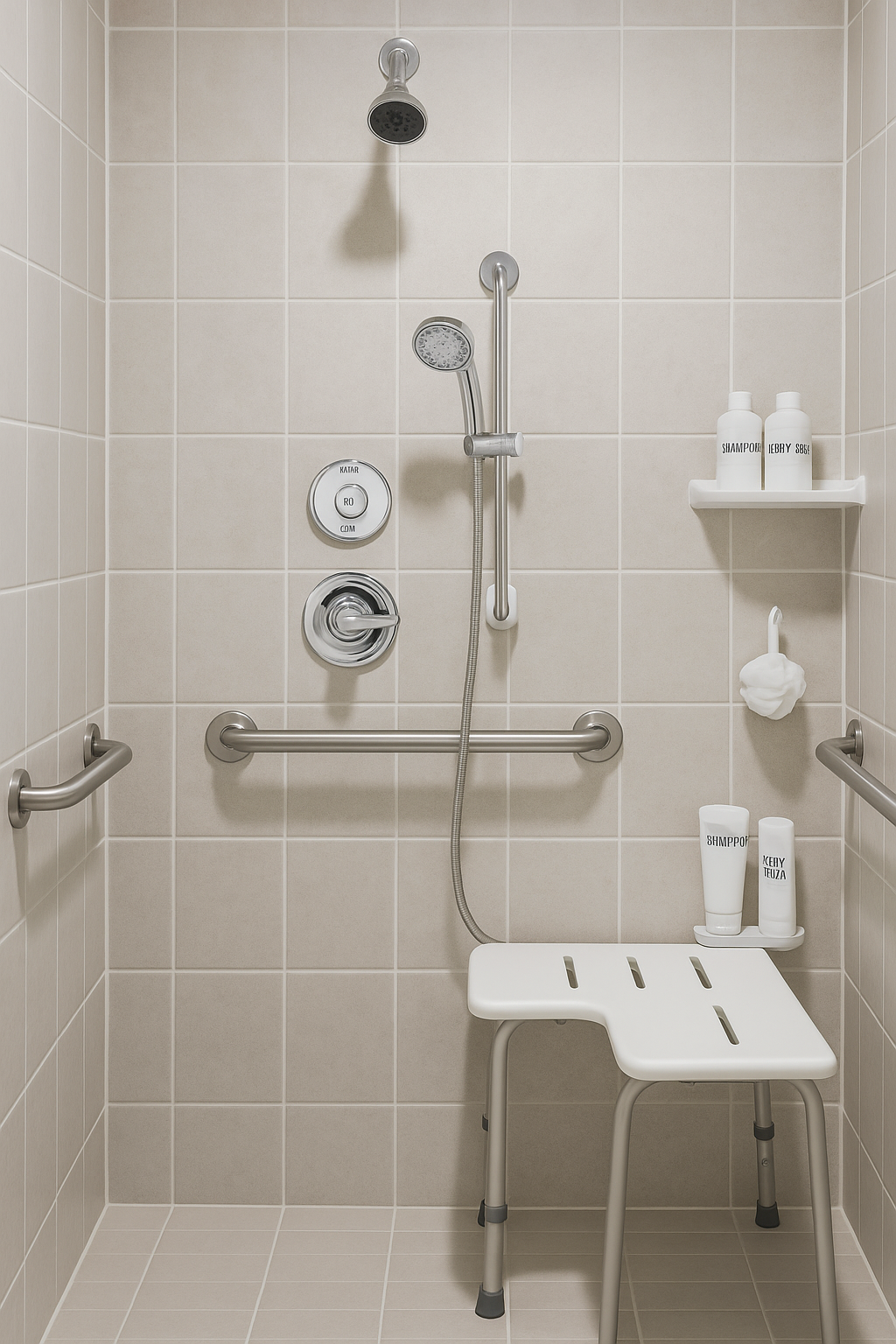 Glacier Bay Aragon 2 Handle 1 Spray Shower Faucet in Polished Chrome Valve Included HD833X 0101/325160390