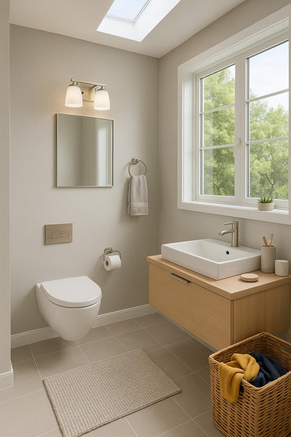 Progress Lighting Leap Collection 2-Light Brushed Nickel Etched Glass Modern Bath Vanity Light