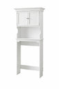 Home Decorators Collection Hampton Harbor 24 25 in W x 66 5 in H x 10 5 in D White Over the Toilet Storage