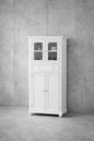 Home Decorators Collection Hampton Harbor White Freestanding Linen Cabinet