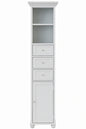 Home Decorators Collection Hampton Harbor 15 In W X 10 In D X 68 In H Gray Freestanding Linen Cabinet