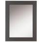 Home Decorators Collection Sonoma 22 in. W x 30 in. H Rectangular Framed Wall Mount Bathroom Vanity Mirror in Dark Charcoal