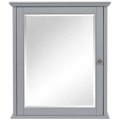 Home Decorators Collection Hamilton 23 75 in W x 27 in H Rectangular Wood Framed Wall Bathroom Vanity Mirror in Silver Aluminum 0567500270