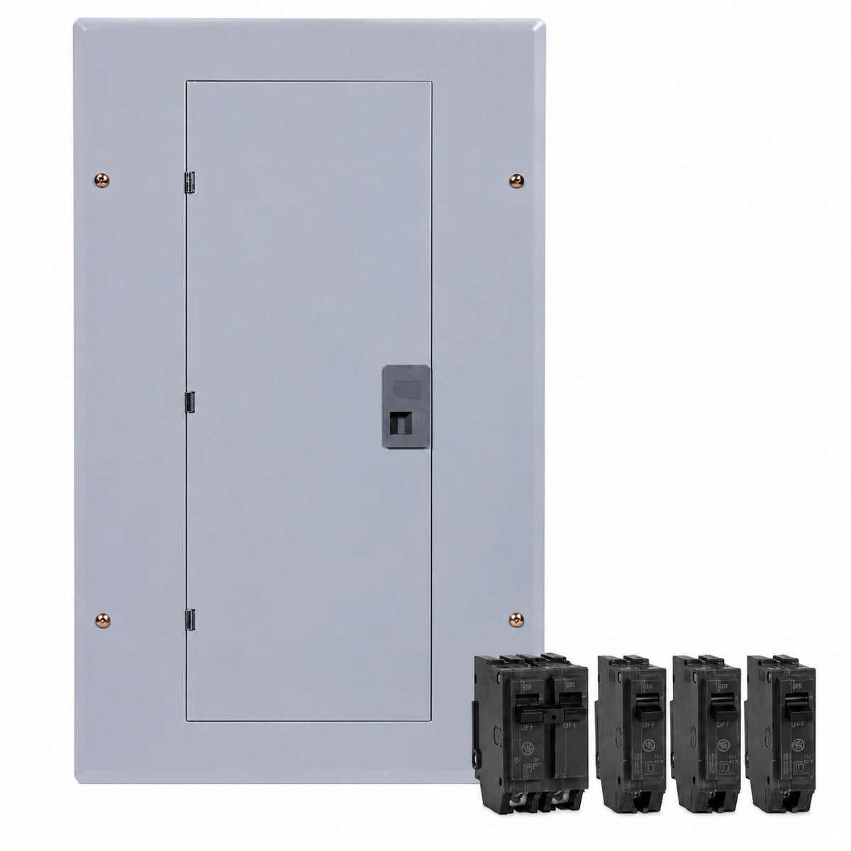 GE 100 Amp 20 Space 20 Circuit Main Breaker Indoor Load Center Contractor Kit TM2010CCUBK1