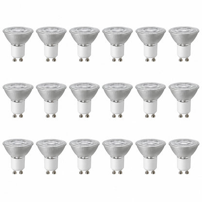 Feit Electric 50 Watt Equivalent MR16 GU10 Dimmable Track Lighting 90 CRI Frosted Flood LED Light Bulb Bright White 24 Pack BPMR16FGU500930CA 24