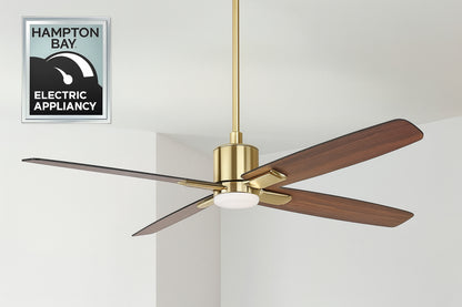 Home Decorators Collection Calthorpe 20 in. Indoor/Outdoor Wet Rated Portable Natural Iron Ceiling Fan