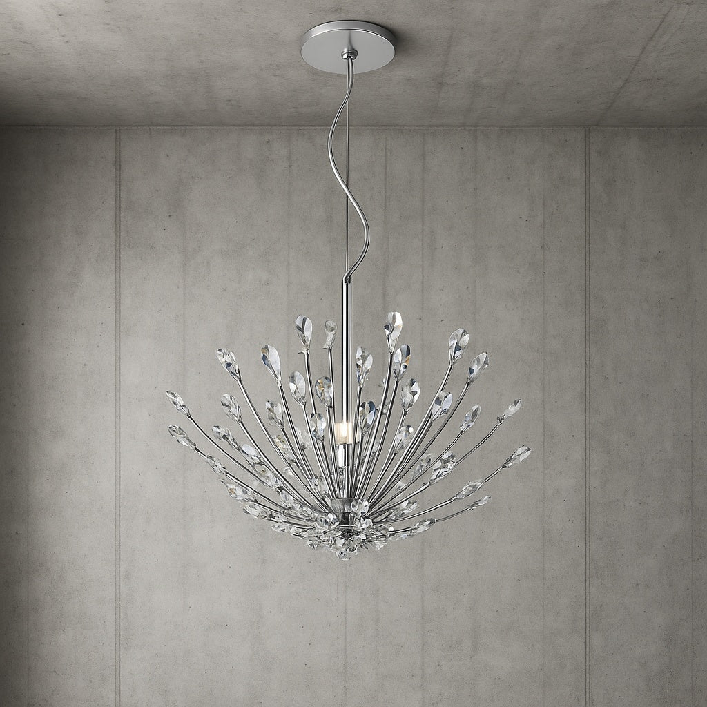 Home Decorators Collection Hetcherson 5 Light Chrome Pendant 28714 HBU/305017594 773546268233 Home Decorators Collection