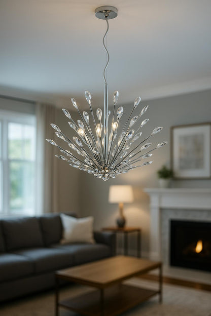 Home Decorators Collection Hetcherson 5 Light Chrome Pendant 28714 HBU/305017594 773546268233 Home Decorators Collection