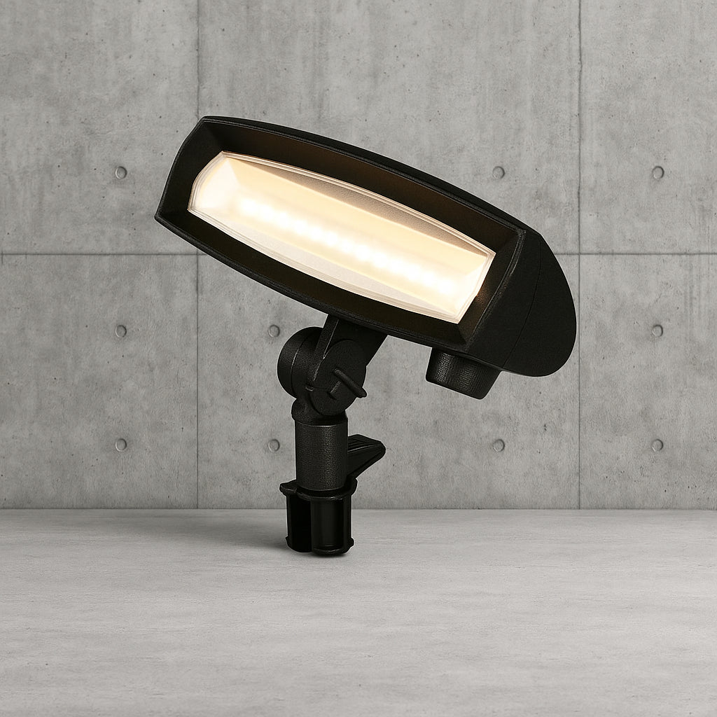 Hampton Bay Low Voltage Black LED Landscape Flood Light with Adjustable Light Color IWH5301LL 2/306191614 6940500318714 Hampton Bay