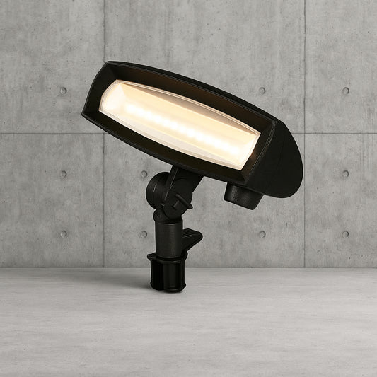 Hampton Bay Low Voltage Black LED Landscape Flood Light with Adjustable Light Color IWH5301LL 2/306191614 6940500318714 Hampton Bay