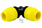 HOME FLEX 2 in IPS DR 11 Underground Yellow Poly Gas Pipe 90 Degree Elbow 250154