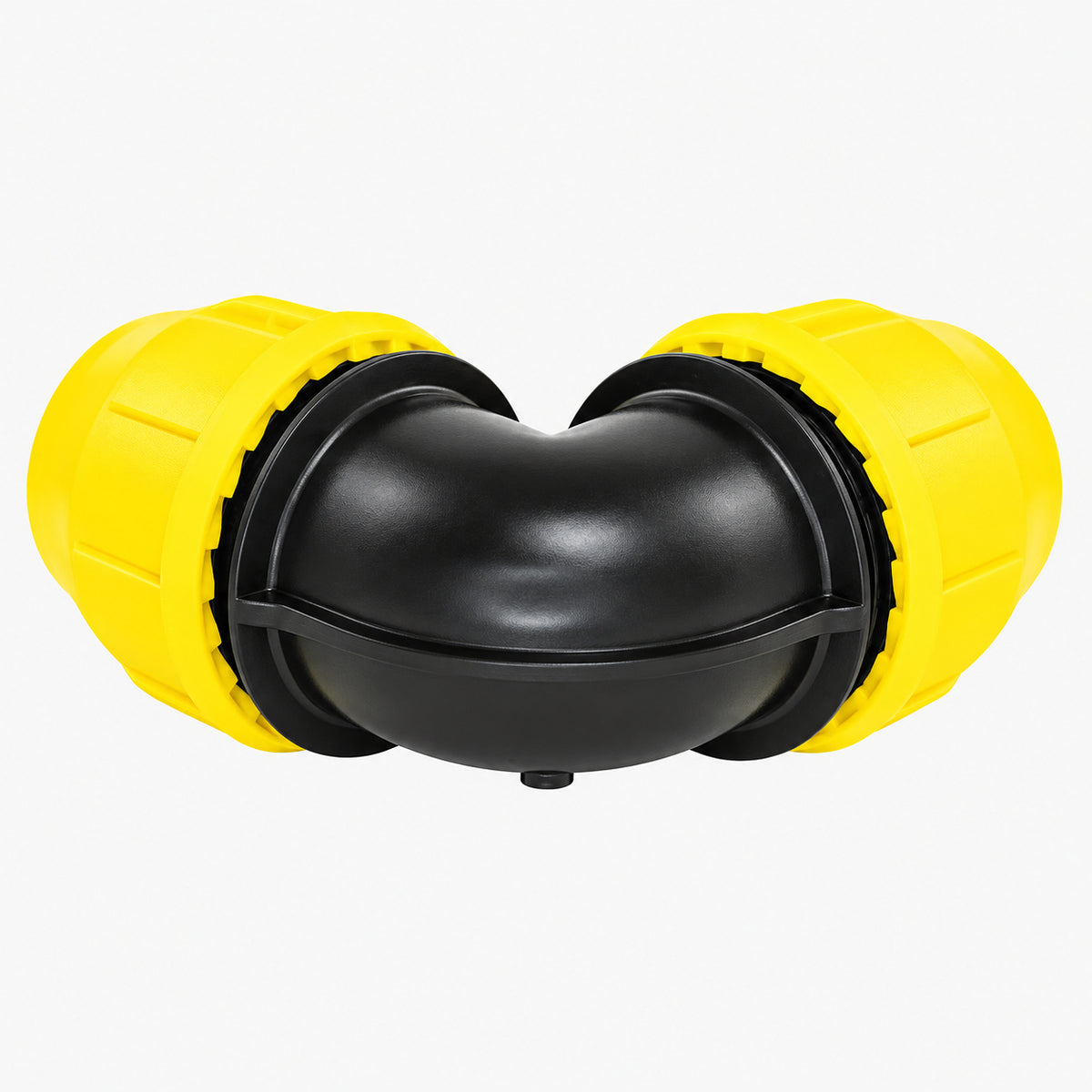 HOME FLEX 2 in IPS DR 11 Underground Yellow Poly Gas Pipe 90 Degree Elbow 250154