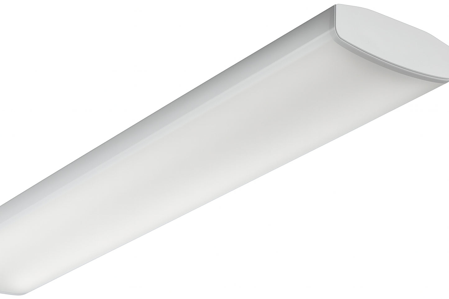 Lithonia Lighting Contractor Select LBL4 4 ft. Dimmable 3500K Soft White Integrated 4200 Lumen LED Curved-Basket Wrap Light
