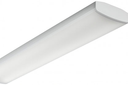 Lithonia Lighting Contractor Select LBL4 4 ft. Dimmable 3500K Soft White Integrated 4200 Lumen LED Curved-Basket Wrap Light
