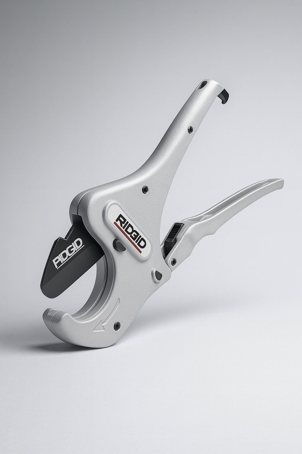 RIDGID 1/8 in. to 2-3/8 in. RC-2375 Ratcheting PVC Plastic, CPVC, PEX, PP & Flexible Tubing Cutter with Quick Change Blade