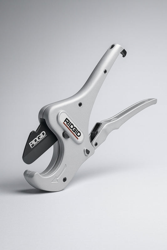 RIDGID 1/8 in. to 2-3/8 in. RC-2375 Ratcheting PVC Plastic, CPVC, PEX, PP & Flexible Tubing Cutter with Quick Change Blade