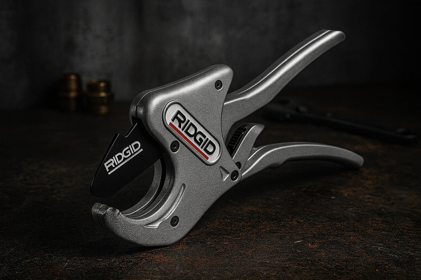 RIDGID 1/8 in. to 2-3/8 in. RC-2375 Ratcheting PVC Plastic, CPVC, PEX, PP & Flexible Tubing Cutter with Quick Change Blade