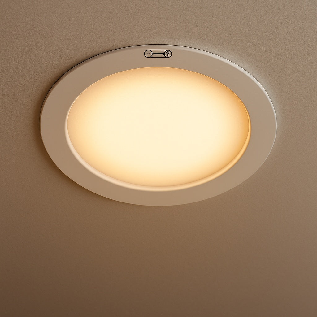 6 in Adjustable CCT Retrofit Integrated LED Recessed Downlight Trim with Night Light 670LM Kitchen Lighting Dimmable 53804101
