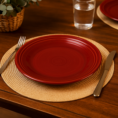Park Designs Aspen Red Dinner Plate Set of 4 479 650M/306749147 762242244610 Park Designs
