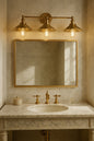 JONATHAN Y August 26.5 in. 3-Light Metal Brass Gold Vanity Light