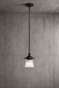 Globe Electric Nate 1-Light Oil Rubbed Bronze Pendant With Clear Glass Shade