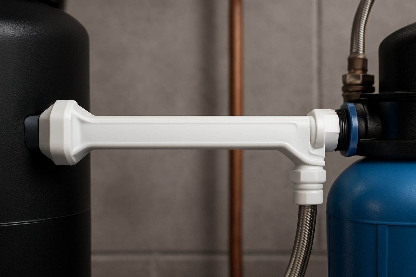 3 in PVC Horizontal or Vertical Concentric Vent Termination Kit for High Efficiency Tankless Gas Water Heaters SP20245