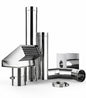 CAMPLUX 3 in Stainless Steel Horizontal Termination Vent Kit for Indoor Gas Tankless Water Heater