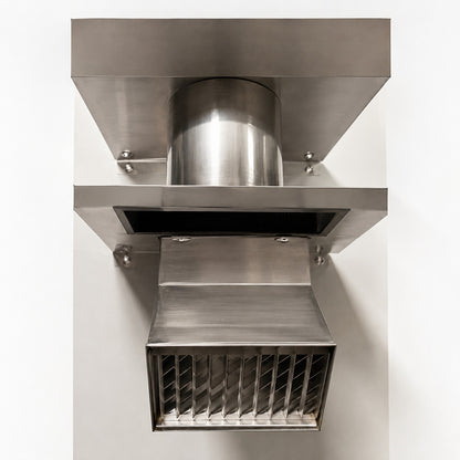 CAMPLUX 3 in Stainless Steel Horizontal Termination Vent Kit for Indoor Gas Tankless Water Heater