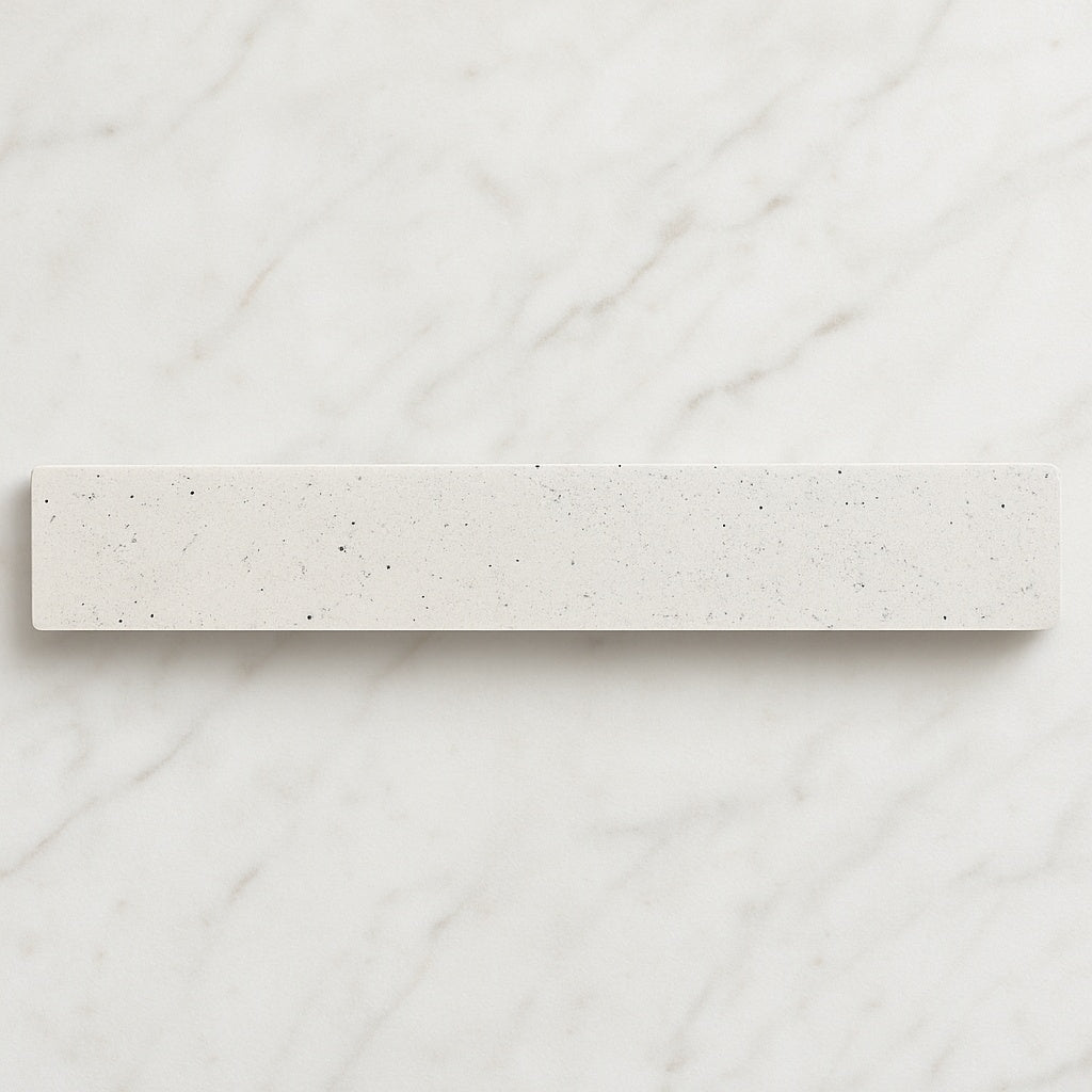 21 in. W Cultured Marble Vanity Sidesplash in Silver Ash