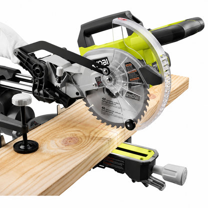 RYOBI 10 Amp Corded 7 1 4 in Compound Sliding Miter Saw TSS702