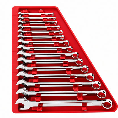 Milwaukee Combination SAE Wrench Mechanics Tool Set 15 Piece 48 22 9415