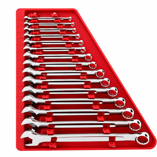 Milwaukee Combination SAE Wrench Mechanics Tool Set 15 Piece 48 22 9415