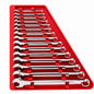 Milwaukee Combination SAE Wrench Mechanics Tool Set 15 Piece 48 22 9415