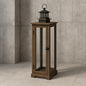 Hampton Bay 21.7 in. Small Outdoor Patio Bamboo Lantern