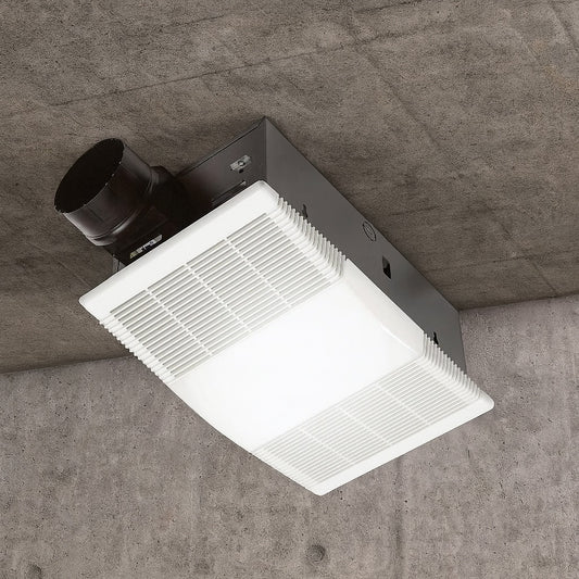 80 CFM Ceiling Bathroom Exhaust Fan with Light and 1300-Watt Heater