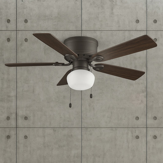 Bellina 42 in. Oil Rubbed Bronze Ceiling Fan with Light Kit RH5H1 ORB