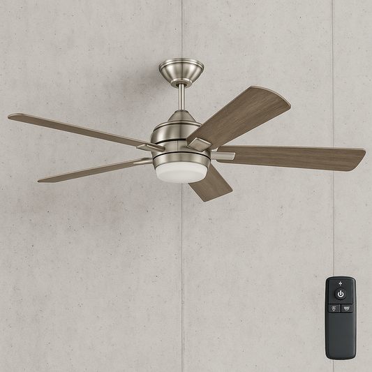 Home Decorators Collection Camrose 60 in. White Color Changing Integrated LED Brushed Nickel Indoor Ceiling Fan with Light Kit and Remote Control