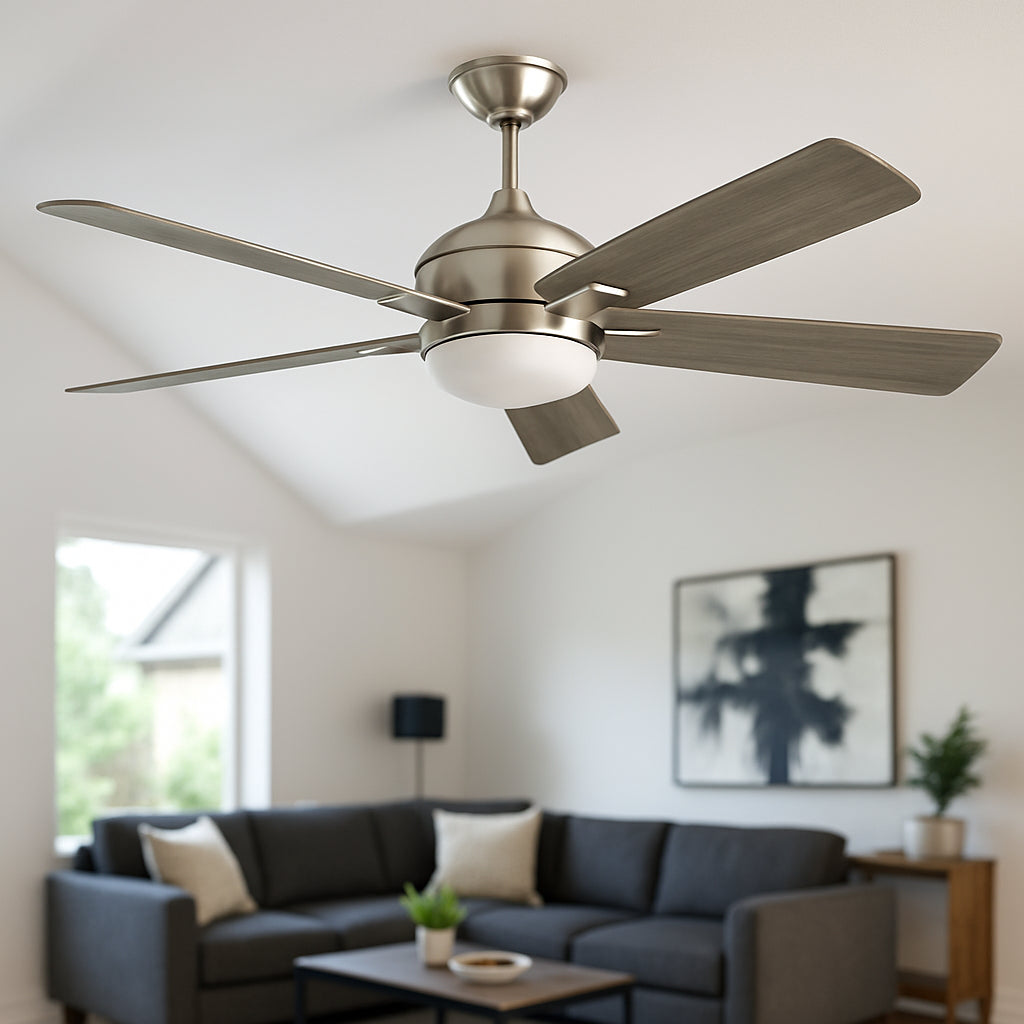 Home Decorators Collection Camrose 60 in. White Color Changing Integrated LED Brushed Nickel Indoor Ceiling Fan with Light Kit and Remote Control