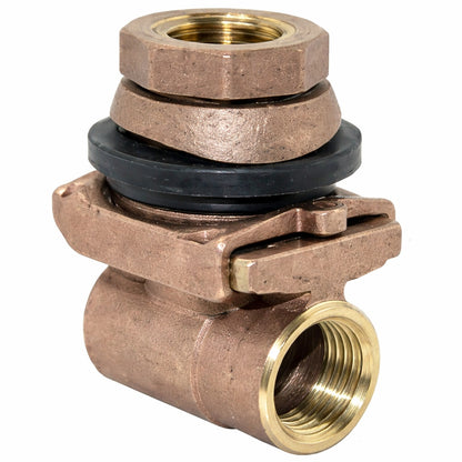 Water Source 1 1 4 in Brass Pitless Adapter