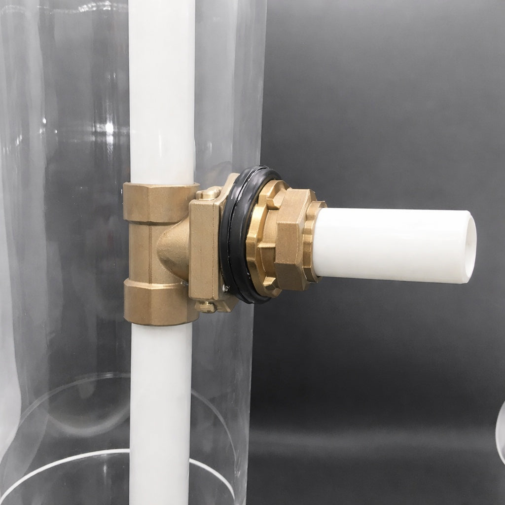 Water Source 1 1 4 in Brass Pitless Adapter