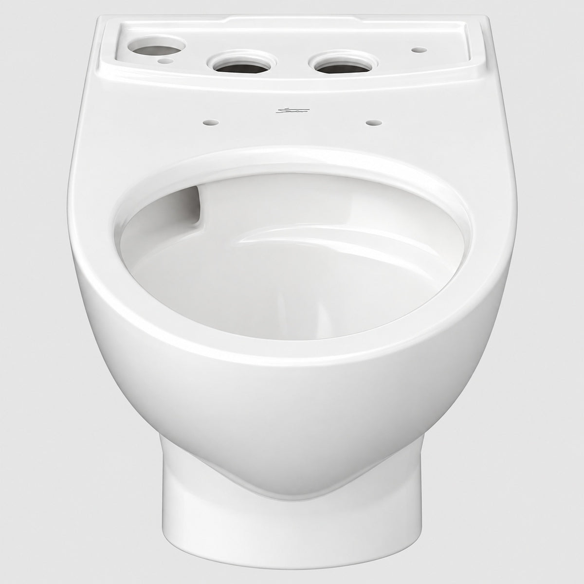 American Standard Glenwall VorMax Wall Mounted Antimicrobial Back Outlet Elongated Wall Hung Bowl Only in White Seat Not Included 3447101 020