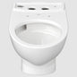 American Standard Glenwall VorMax Wall Mounted Antimicrobial Back Outlet Elongated Wall Hung Bowl Only in White Seat Not Included 3447101 020